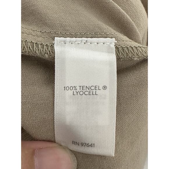 J. Jill Pure Women’s Capri Pants Size Petite Large PL Khaki Tan Beige NWT - Picture 4 of 6